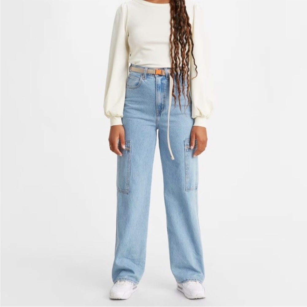 Levi’s Y2K Cargo High Rise Utility Jeans. - Picture 1 of 6